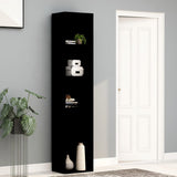 NNEVL Book Cabinet Black 40x30x189 cm Chipboard
