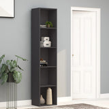 NNEVL Book Cabinet Grey 40x30x189 cm Chipboard