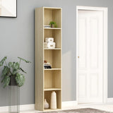 NNEVL Book Cabinet Sonoma Oak 40x30x189 cm Engineered Wood