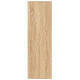 NNEVL Book Cabinet Sonoma Oak 98x30x98 cm Engineered Wood