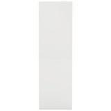 NNEVL Book Cabinet White 98x30x98 cm Chipboard