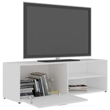 NNEVL TV Cabinet White 120x34x37 cm Chipboard