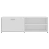 NNEVL TV Cabinet White 120x34x37 cm Chipboard