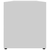NNEVL TV Cabinet White 120x34x37 cm Chipboard