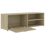 NNEVL TV Cabinet Sonoma Oak 120x34x37 cm Chipboard