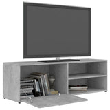 NNEVL TV Cabinet Concrete Grey 120x34x37 cm Chipboard