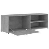NNEVL TV Cabinet Concrete Grey 120x34x37 cm Chipboard