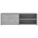 NNEVL TV Cabinet Concrete Grey 120x34x37 cm Chipboard