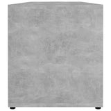 NNEVL TV Cabinet Concrete Grey 120x34x37 cm Chipboard