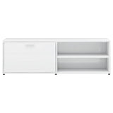 NNEVL TV Cabinet High Gloss White 120x34x37 cm Chipboard