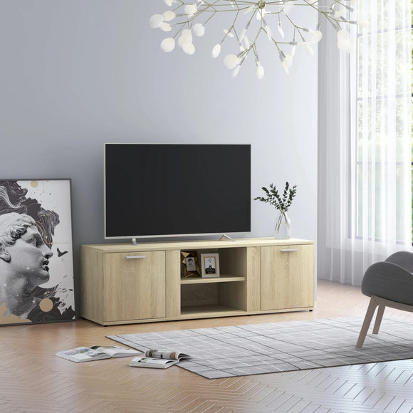 NNEVL TV Cabinet Sonoma Oak 120x34x37 cm Chipboard