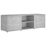 NNEVL TV Cabinet Concrete Grey 120x34x37 cm Chipboard