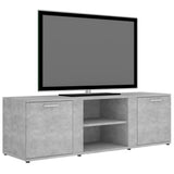 NNEVL TV Cabinet Concrete Grey 120x34x37 cm Chipboard