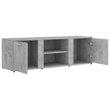 NNEVL TV Cabinet Concrete Grey 120x34x37 cm Chipboard