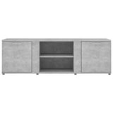 NNEVL TV Cabinet Concrete Grey 120x34x37 cm Chipboard