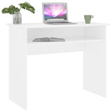 NNEVL Desk White 90x50x74 cm Chipboard