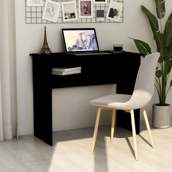 NNEVL Desk Black 90x50x74 cm Chipboard