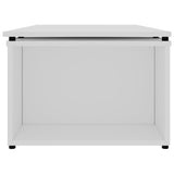 NNEVL Coffee Table White 150x50x35 cm Chipboard