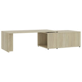 NNEVL Coffee Table Sonoma Oak 150x50x35 cm Chipboard