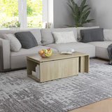 NNEVL Coffee Table Sonoma Oak 150x50x35 cm Chipboard