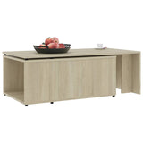 NNEVL Coffee Table Sonoma Oak 150x50x35 cm Chipboard