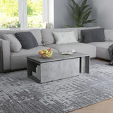 NNEVL Coffee Table Concrete Grey 150x50x35 cm Engineered Wood