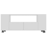 NNEVL TV Cabinet White 120x35x43 cm Chipboard