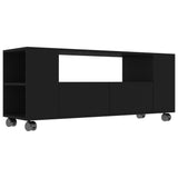 NNEVL TV Cabinet Black 120x35x43 cm Chipboard