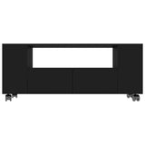 NNEVL TV Cabinet Black 120x35x43 cm Chipboard
