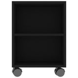 NNEVL TV Cabinet Black 120x35x43 cm Chipboard