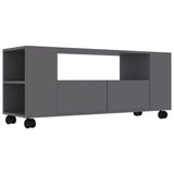 NNEVL TV Cabinet Grey 120x35x43 cm Chipboard