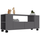 NNEVL TV Cabinet Grey 120x35x43 cm Chipboard