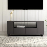 NNEVL TV Cabinet Grey 120x35x43 cm Chipboard