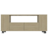 NNEVL TV Cabinet Sonoma Oak 120x35x43 cm Chipboard