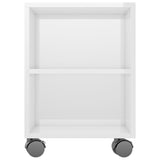 NNEVL TV Cabinet High Gloss White 120x35x43 cm Chipboard