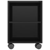 NNEVL TV Cabinet High Gloss Black 120x35x43 cm Chipboard