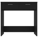 NNEVL Desk Black 80x40x75 cm Engineered Wood