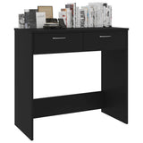 NNEVL Desk Black 80x40x75 cm Engineered Wood