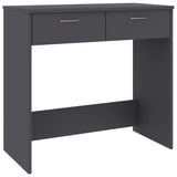 NNEVL Desk Grey 80x40x75 cm Chipboard
