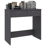 NNEVL Desk Grey 80x40x75 cm Chipboard