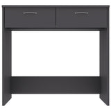 NNEVL Desk Grey 80x40x75 cm Chipboard