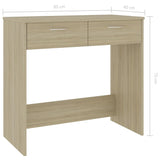 NNEVL Desk Sonoma Oak 80x40x75 cm Chipboard