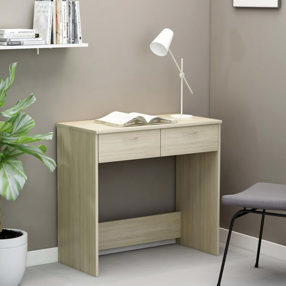 NNEVL Desk Sonoma Oak 80x40x75 cm Chipboard