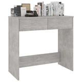 NNEVL Desk Concrete Grey 80x40x75 cm Chipboard