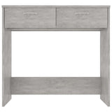 NNEVL Desk Concrete Grey 80x40x75 cm Chipboard