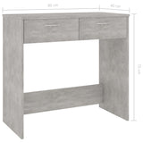 NNEVL Desk Concrete Grey 80x40x75 cm Chipboard