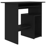 NNEVL Desk Black 80x45x74 cm Chipboard