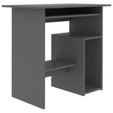 NNEVL Desk Grey 80x45x74 cm Chipboard