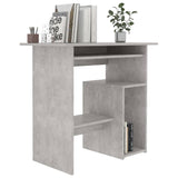 NNEVL Desk Concrete Grey 80x45x74 cm Chipboard