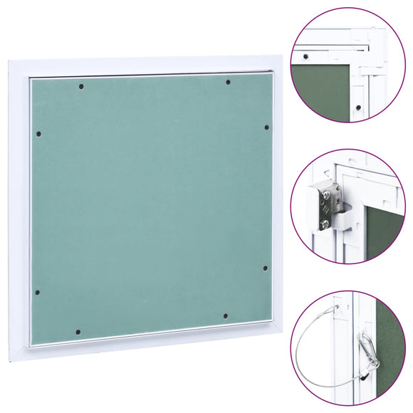 NNEVL Access Panel with Aluminium Frame and Plasterboard 400x400 mm